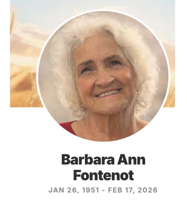 Barbara Ann Smith Fontenot