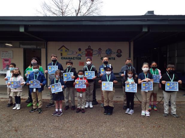 Students of the Month at Glendale.