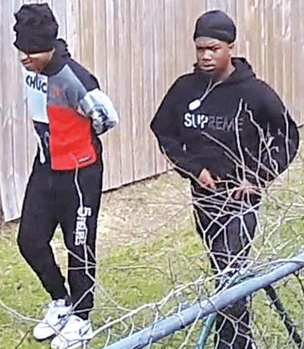 St. Landry Crime Stoppers posted this photo on social media asking the public to identify the two suspects who tried to break into a home in the 1400 block of West Elm in Eunice. The incident happened around 1 p.m. Tuesday. They pointed a gun at a neighbor. Anyone with information on their identity or any other crime is urged to call 948-TIPS or tip online at stlandrycrimestoppers.com. All calls are anonymous and could earn up to a $1,000 cash reward. Download the free P3 app and “Say it Here” or dial **TIP
