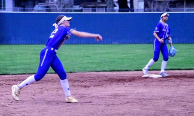 St. Edmund’s shortstop Caroline Lavergne. (Photo by Sports Editor Rhett Manuel)
