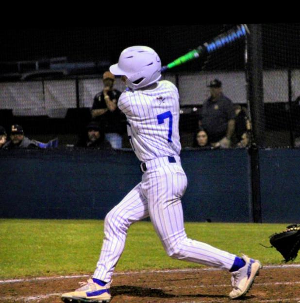 St. Edmund’s hitter Paxon Myers. (Photo by Sports Editor Rhett Manuel
