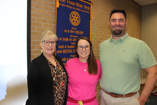 Rotary guest speaker was Maggie Frey Gaspard