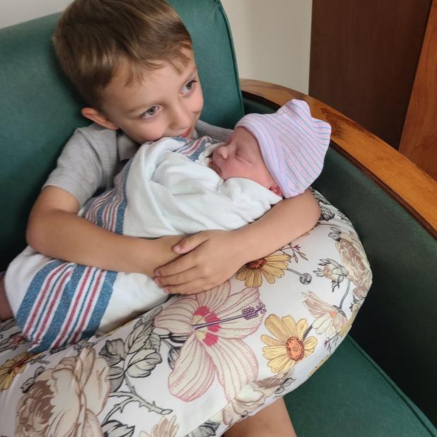 Azalee McGehee is with her older brother Brooks Henley McGehee