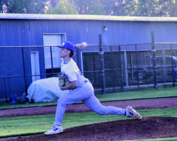 St. Edmund pitcher Peyton Vizena. (Photo by Rhett Manuel)