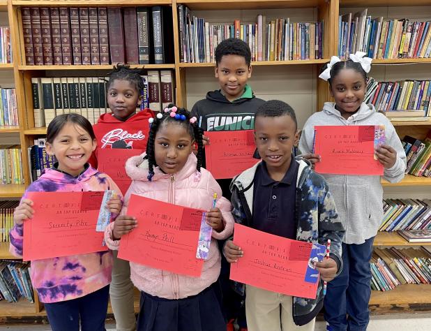 Top AR students at Eunice Elementary