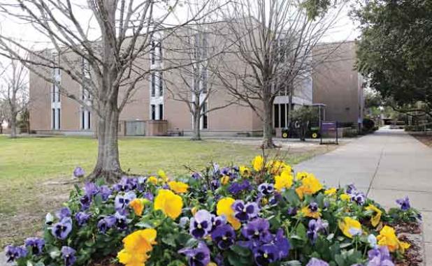 The Science Building on the LSU Eunice campus is targeted for renovation. The two-year university weathered the COVID-19 pandemic and other challenges as it faces new opportunities. (Photo by Harlan Kirgan)