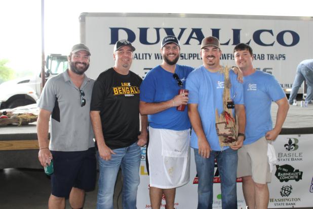 The Crawfish Corner took third place in the Amateur Cooking Division at the Crawfish Etouffee Cook-Off.