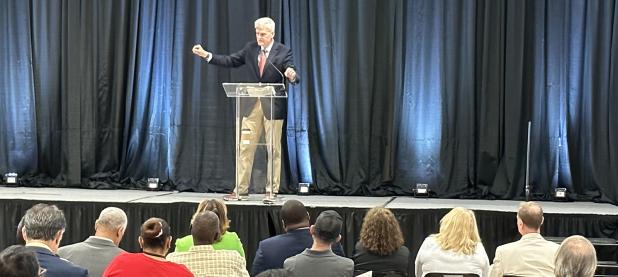 U.S. Sen. Bill Cassidy, M.D. (R-LA) concluded his first week of Rural Community Funding Summits in Louisiana, visiting Ruston, Winnsboro and Opelousas on Wednesday. Local officials throughout North Louisiana and Acadiana met with representatives of federal and state agencies to discuss how they can access funds from Cassidy’s Infrastructure Investment and Jobs Act (IIJA), according to a news release.