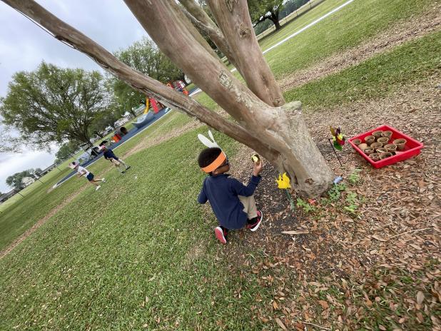 Easter Egg hunt at Highland.