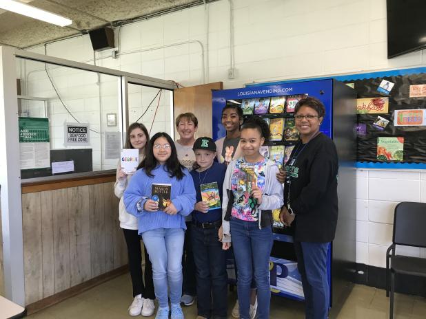 New book vending machine at East Elementary