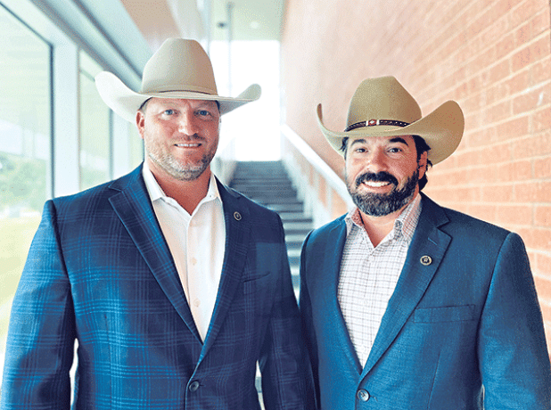 About 85% of Louisiana farmers do not have a college degree. But that’s not true for David Billings and Chip Perrin of Coastal Plains Meat Company in Eunice, who both have bachelor’s degrees and also are military veterans (Army and Marine Corps, respectively) with work experience in the oil and gas industry. They recently partnered with LSUE to support the college’s new agricultural education programs as they’re looking for interns and highly skilled graduates to hire. “I wish LSU’s new program existed when