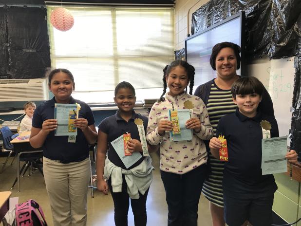 Third grade AR students at East.