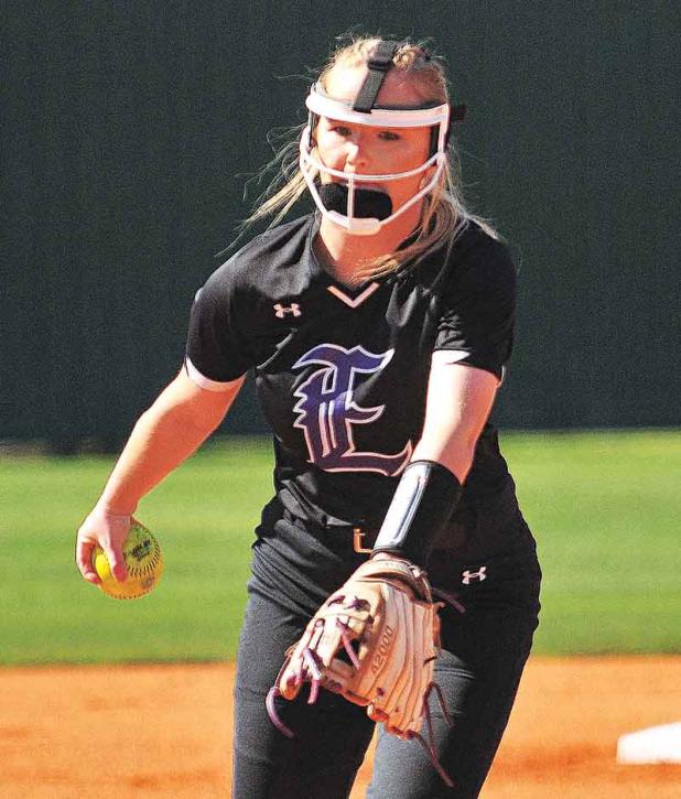LSUE pitcher Chloe Bennett improved her record to 20-7 in the Bengal win over Itawamba on Thursday. 