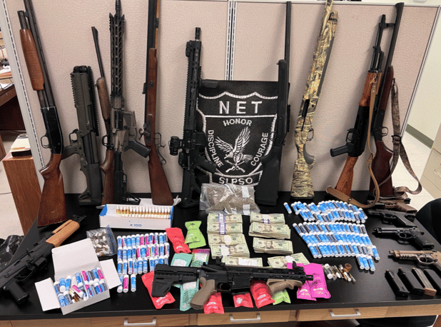 Evidence seized in drug arrest. (St. Landry Parish Sheriff's Office photo)