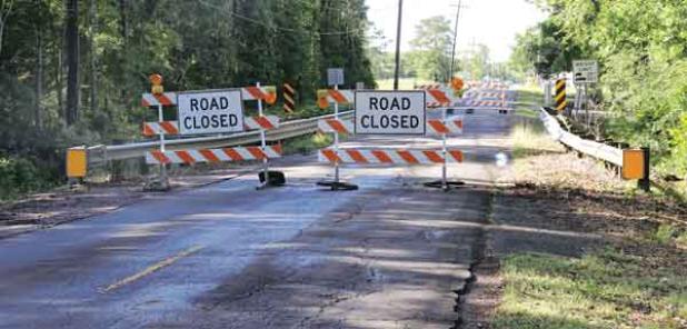 Bridge closed