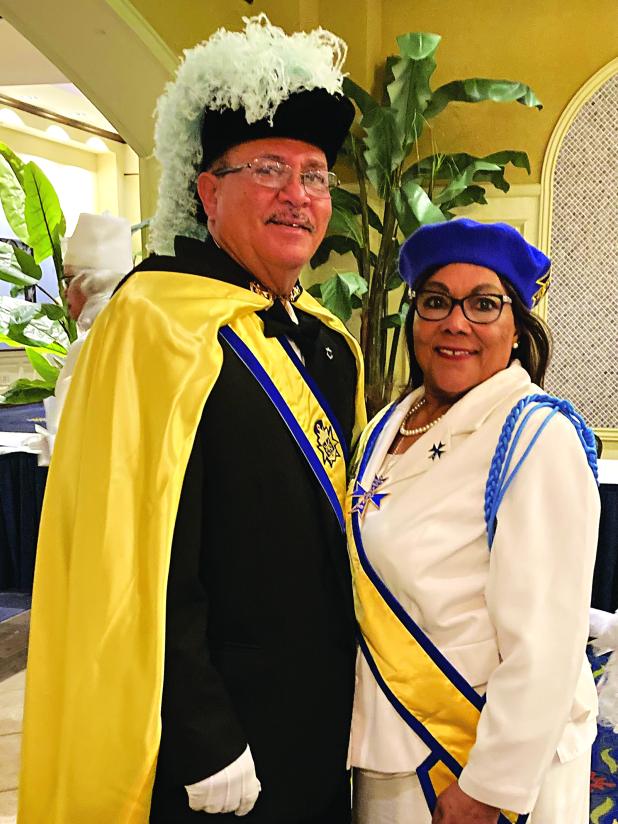 Grand Knight Joseph R. Bernard and Grand Lady Philomena Bernard.