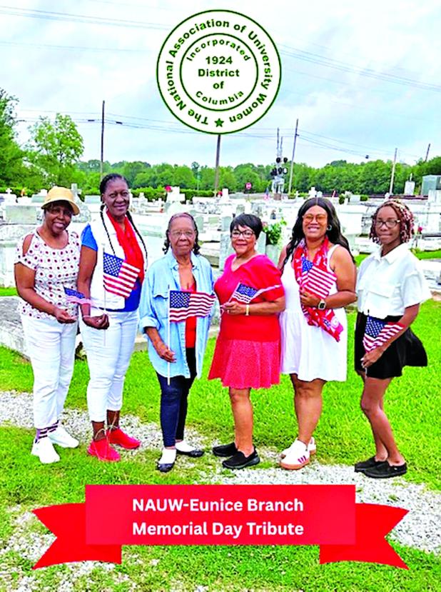 Attendees present, were from left, Carolyn Baldwin, Patricia Harrison, Claudia Jordan, Philomena Bernard, President Shelsy Williams and London Jordan. (Submitted photo)