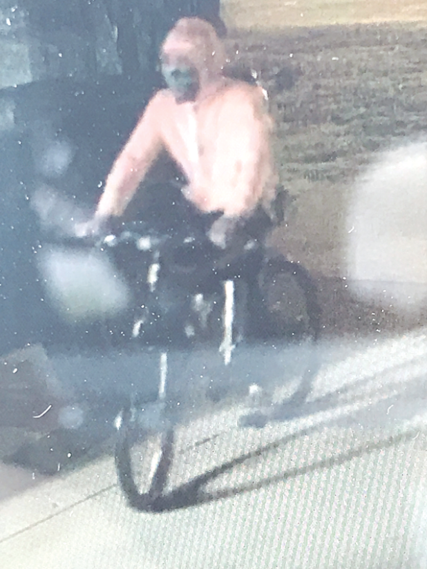 Perchville theft suspect. 