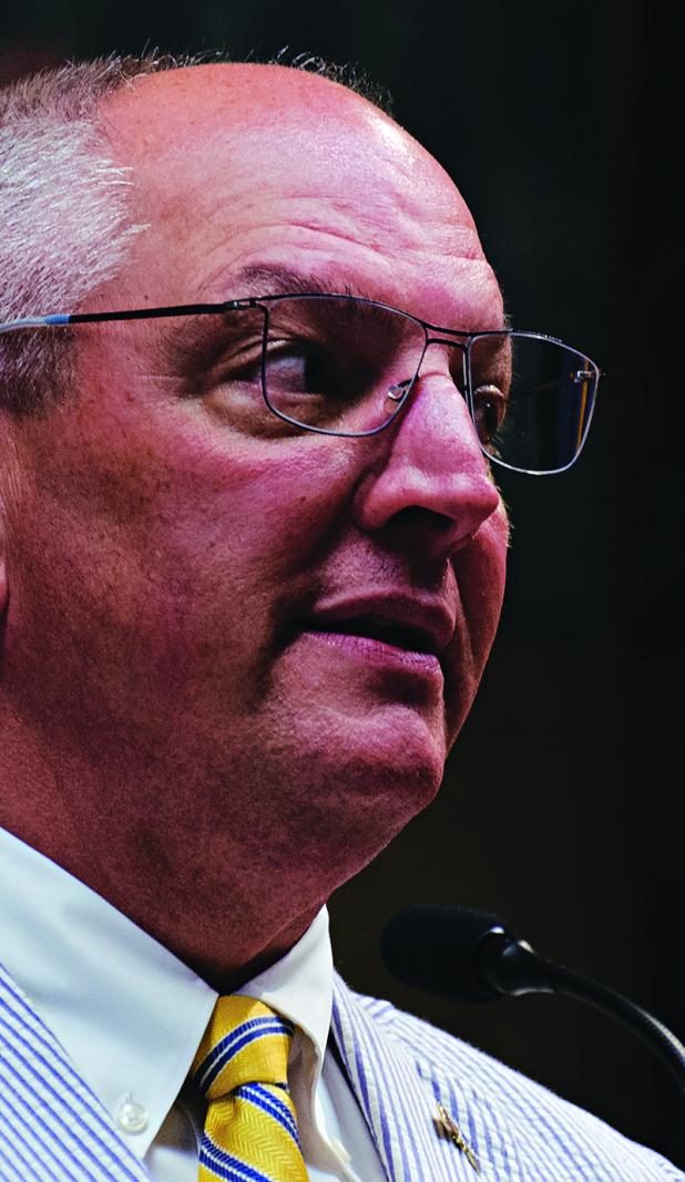 Gov. John Bel Edwards (Photo by Allison Allsop /  LSU Manship School News Service)