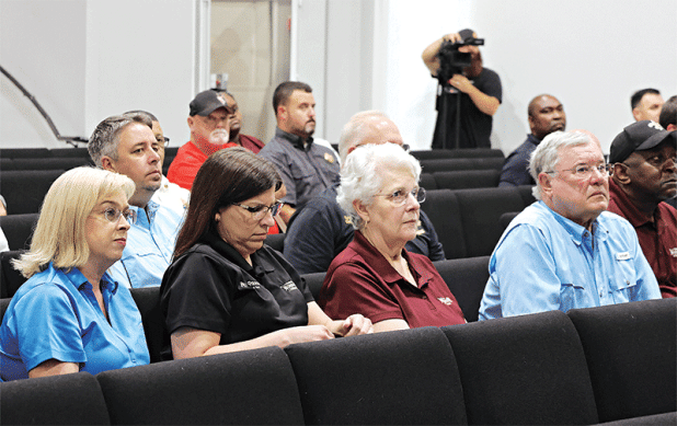 The National Weather Service presented their outlook for the 2024 hurricane season to local officials from throughout the parish at The Delta Grand in Opelousas on Tuesday.  (St. Landry Parish Government photo)