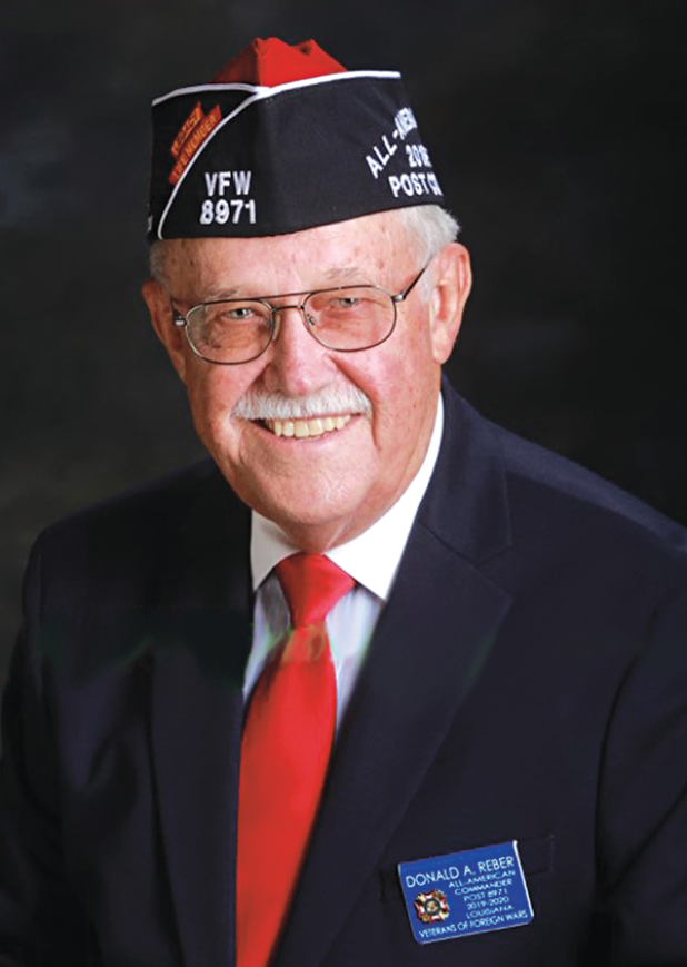 Don Reber, of Eunice, is the new state commander of the Veterans of Foreign Wars for the Department of Louisiana. (Submitted photo)