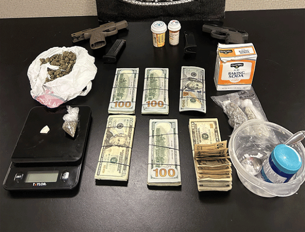 St. Landry Parish Sheriff’s narcotics detectives and SWAT team members forced a door open to make an arrest and seize guns and drugs from an Opelousas residence on July 15, according to Sheriff Bobby Guidroz. 