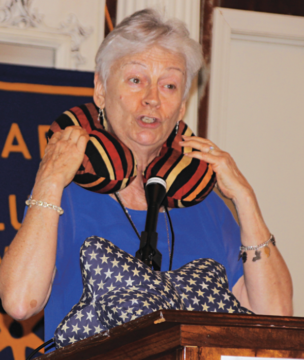 Beverly Rozas of Hospice of Acadiana. (Photo by Myra Miller)