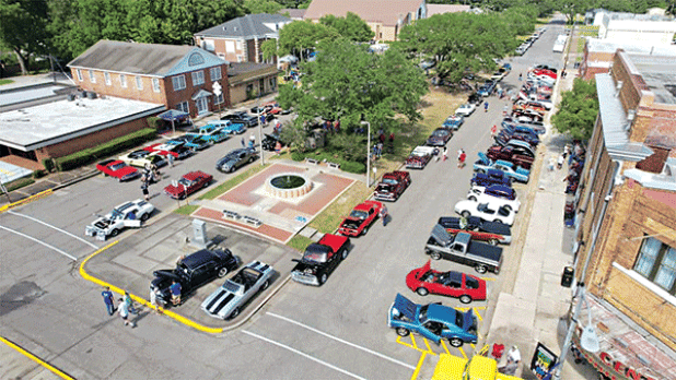 An overhead view of the show on Park Avenue. (Submitted photo)