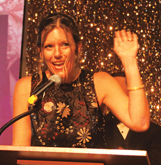 Elise Boutin, Acadia Parish, was awarded the Teacher of the Year at the 18th Annual Cecil J. Picard Educator Excellence Awards Gala. (Photo by Tony Marks/Ville Platte Gazette))