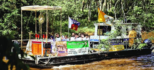 Fête-Dieu du Teche 2025 will take place Friday with a 40-mile Eucharistic Procession by boat to coincide with the Great Jubilee Year celebrated in the Church around the world every 25 years. The submitted photo is from a previous procession 