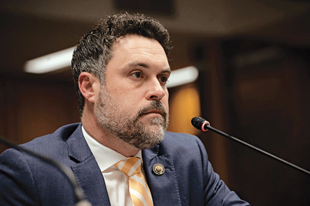 State Sen. Blake Miguez, R-New Iberia, is picking a fight with the University of Louisiana Lafayette over its new off-campus gun-free zones. He believes the designated areas could lead to a lawsuit that he foresees ending firearm restrictions entirely at all schools. (Allison Allsop / Louisiana Illuminator) 