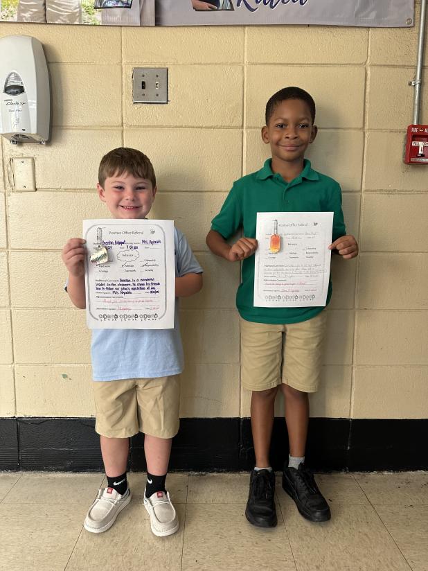 Positive Referral students honored at East Elementary