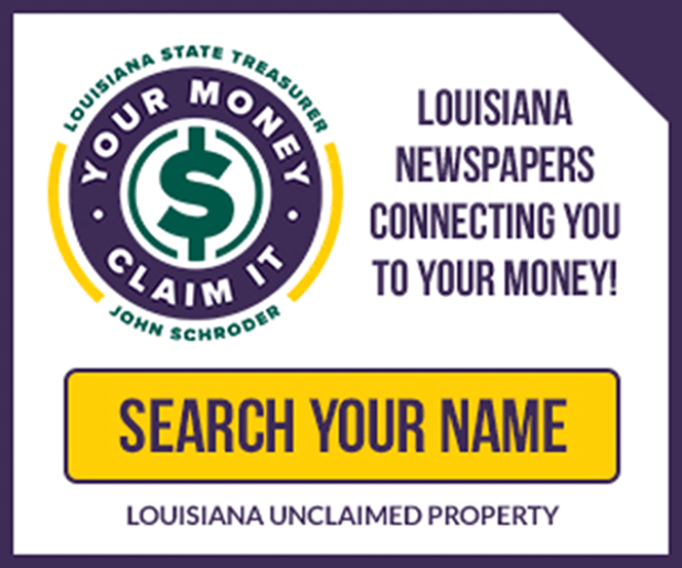 In this week’s  Eunice News, you’ll find a list of parish residents owed money by the state of Louisiana. 