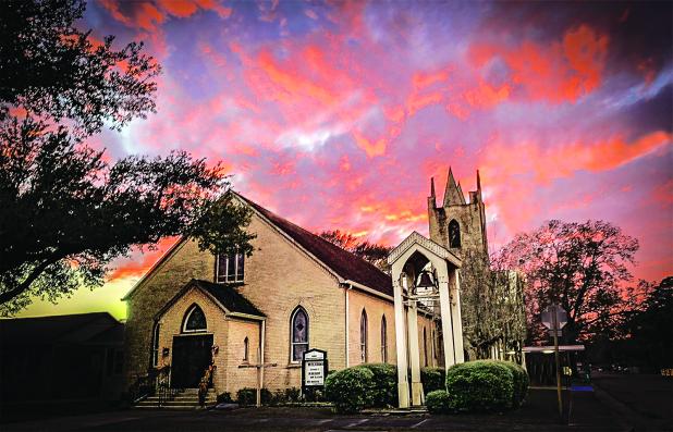 The First United Methodist Church,  501 S. 5th St., of Eunice is celebrating its 130th anniversary on Oct. 26 and 27. (Photo by Dwight Jodon)