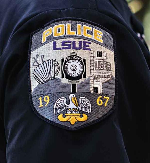 A new patch for LSUE’s Police and Security officers reflects images from the community. (Submitted photo)