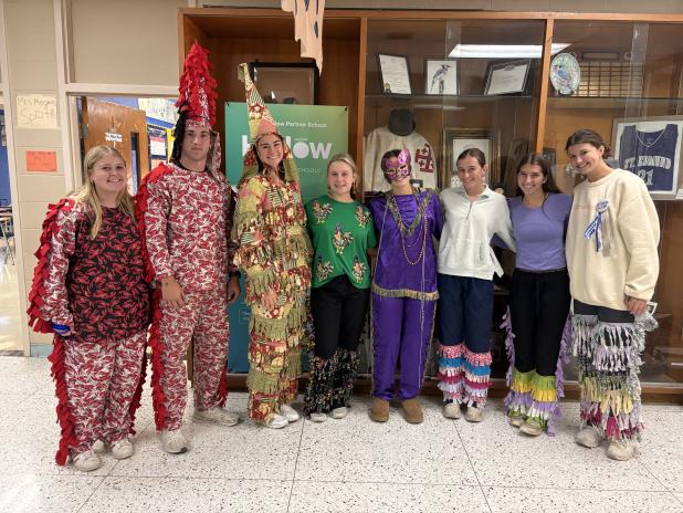 From left, are Lauren Bearb, Kane West, Aubrie LeJeune, Ava LaFleur, Millie Miller, Caroline Lavergne, Londyn Berzas and Kennedy Dubroc. (Submitted photos)