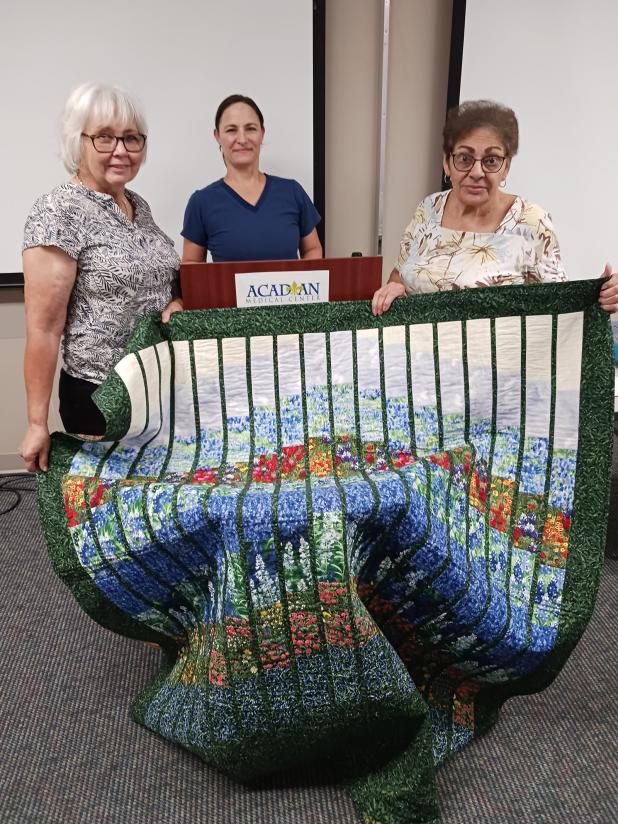Bulb & Blossom Club to raffle quilt