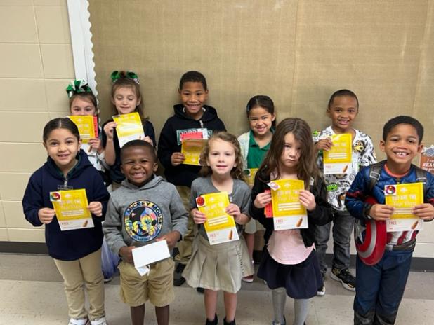 Good Behavior recipients at Eunice Elementary