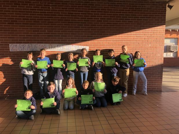 Top AR students at St. Edmund Elementary