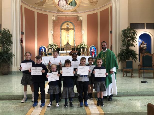 Young Christians names at St. Edmund