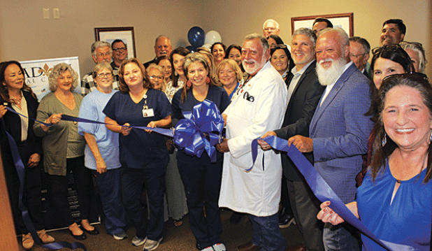 The Advanced Wound Care at Acadian Medical Center held an after hours ribbon cutting and open house Tuesday. Dr. Ty Hargroder, his staff, Eunice Chamber of Commerce members, Allegiance Health Management representatives, the Acadian Medical CEO Kevin Frank, area home health personnel and others were among the attendees for the event. Refreshments were served.  The office is located inside the Acadian Medical doctors’ offices at 3521 Hwy. 190, Suite X, in Eunice. Dr. Hargroder has been practicing for many yea