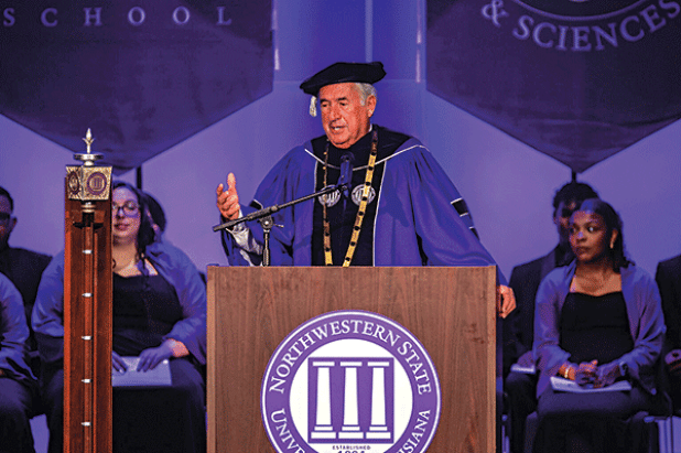  Northwestern State University President Jimmy Genovese was formally invested on Friday Oct. 25 (Chris Reich / Photo Courtesy of Northwestern State University)