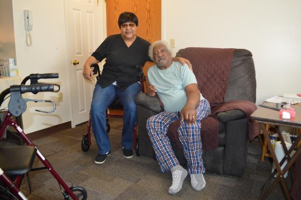 Willie Walters Gibson, now 80, and his wife Ora Gibson discussed his journey at their home in Rochester, New York. (Liz Ryan/LSU Manship School News Service)