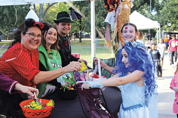 Trunk or Treat scene  from 2023 at LSUE. 