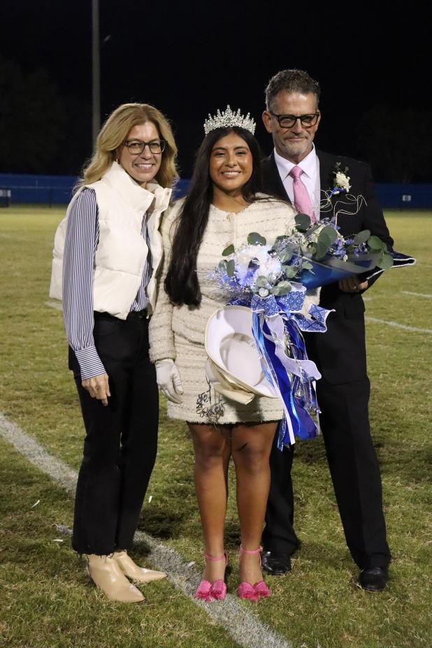 Seyda Deshotel, crowned St. Edmund Homecoming Queen.