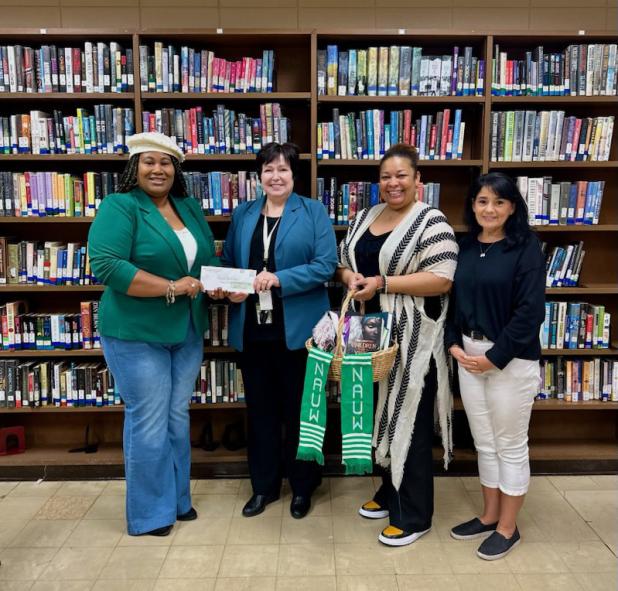 Members of the Eunice Branch of NAUW have chosen the Eunice High School as their “Adopted School” this year. 