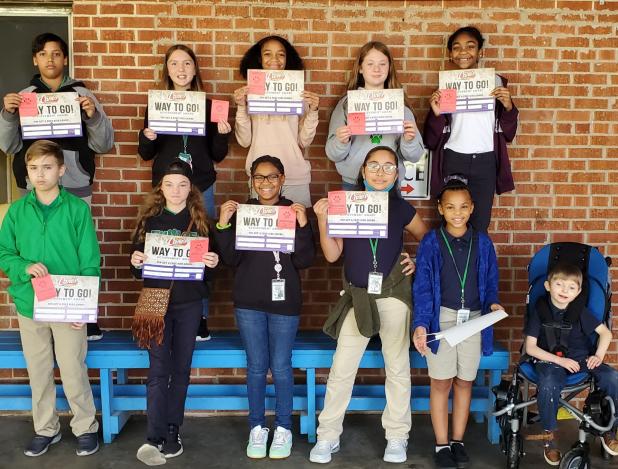 August Students of the Month at Central Middle