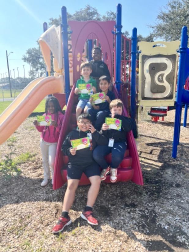 Top AR students at Eunice Elementary