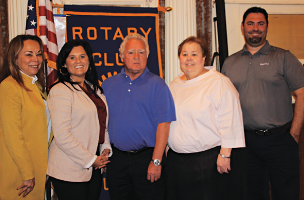 The Rotary Club nominated and elected its new officers for 2021-2022. From left, are Nancee Sorenson, president-elect for 2023; Nickie Toups, secretary; Shirley Vige, treasurer; Pat Dossman, vice president; and Jacob Bergeron, president. (Photos by Myra Miller)