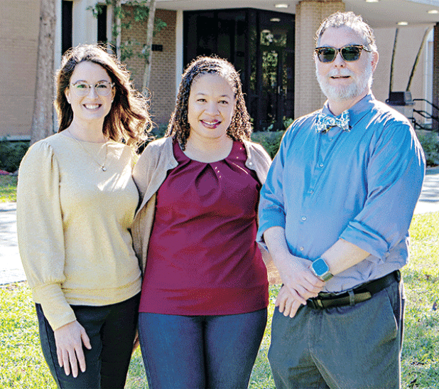 From left, are Bridget Thibodeaux, Dr. Summer Ford and Dr. Robert Jones II.  (Submitted photo)